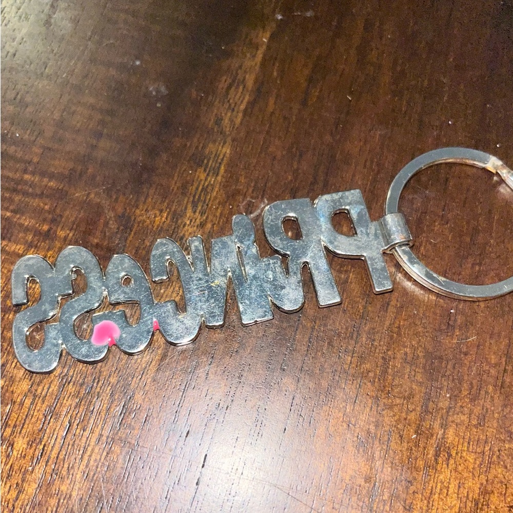 Princess Pink Enamel Keychain - Picture 2 of 2